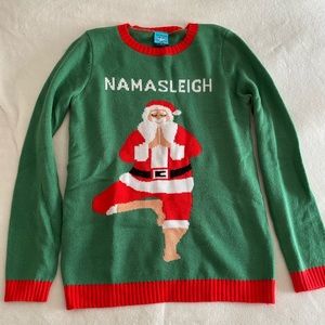 “NAMASLEIGH” Holiday Sweater